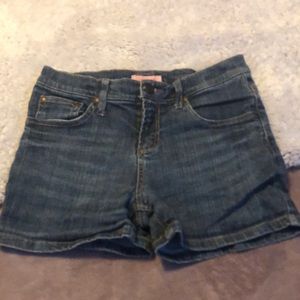 copper key jean shorts